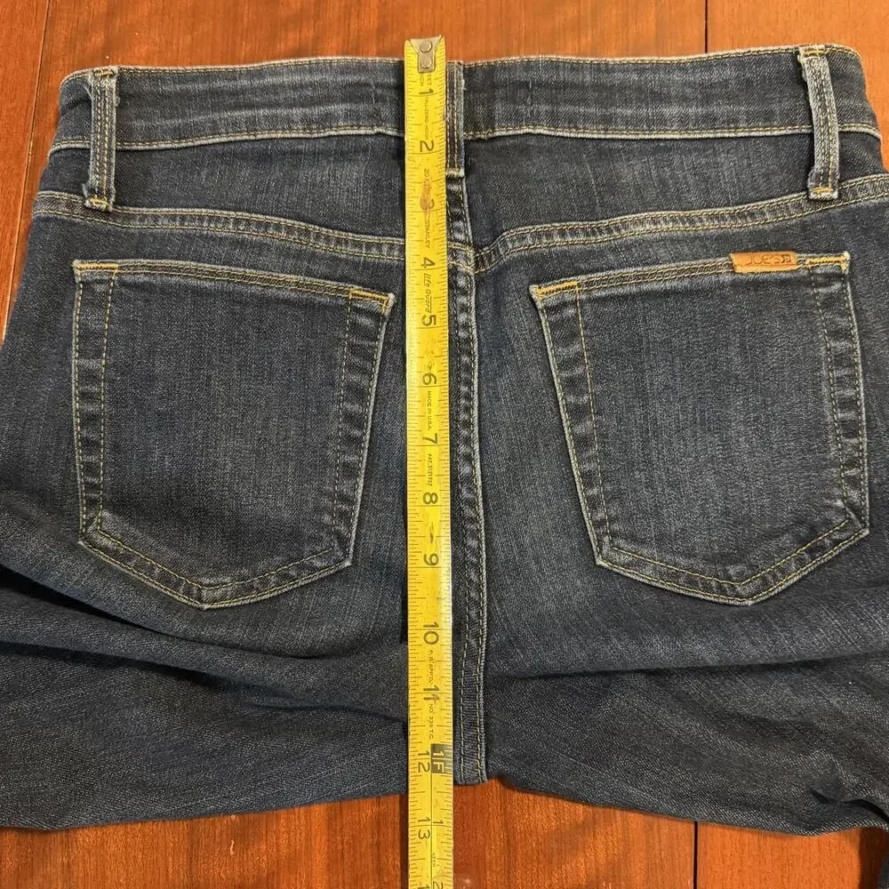Joe's Jeans The Icon Ankle Mid Rise Skinny Jeans Chandra Blue Denim Size 27 - Picture 10 of 15